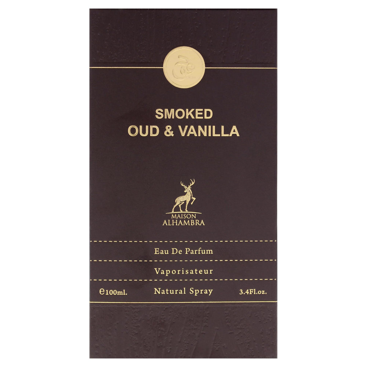 Maison Alhambra Smoked Oud Vanilla winter setup evokes cozy, elegant fragrance mood