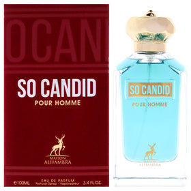 So Candid by Maison Alhambra bottle front shows refined daily style