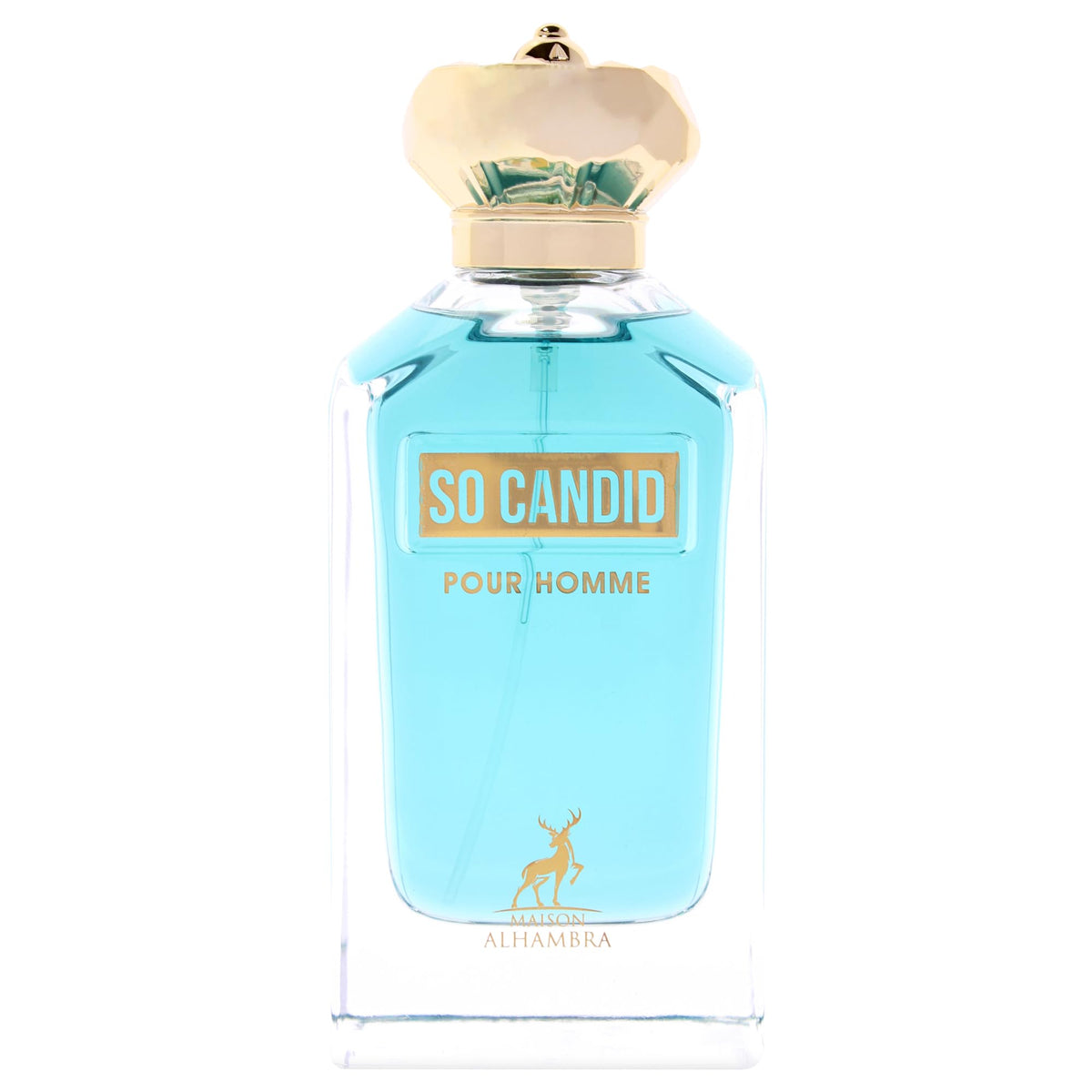 So Candid bottle side reveals sleek lines for office carry