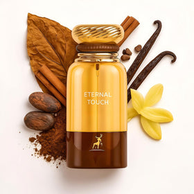 Maison Alhambra Toscano Leather bottle cap close-up reveals refined scent profile.