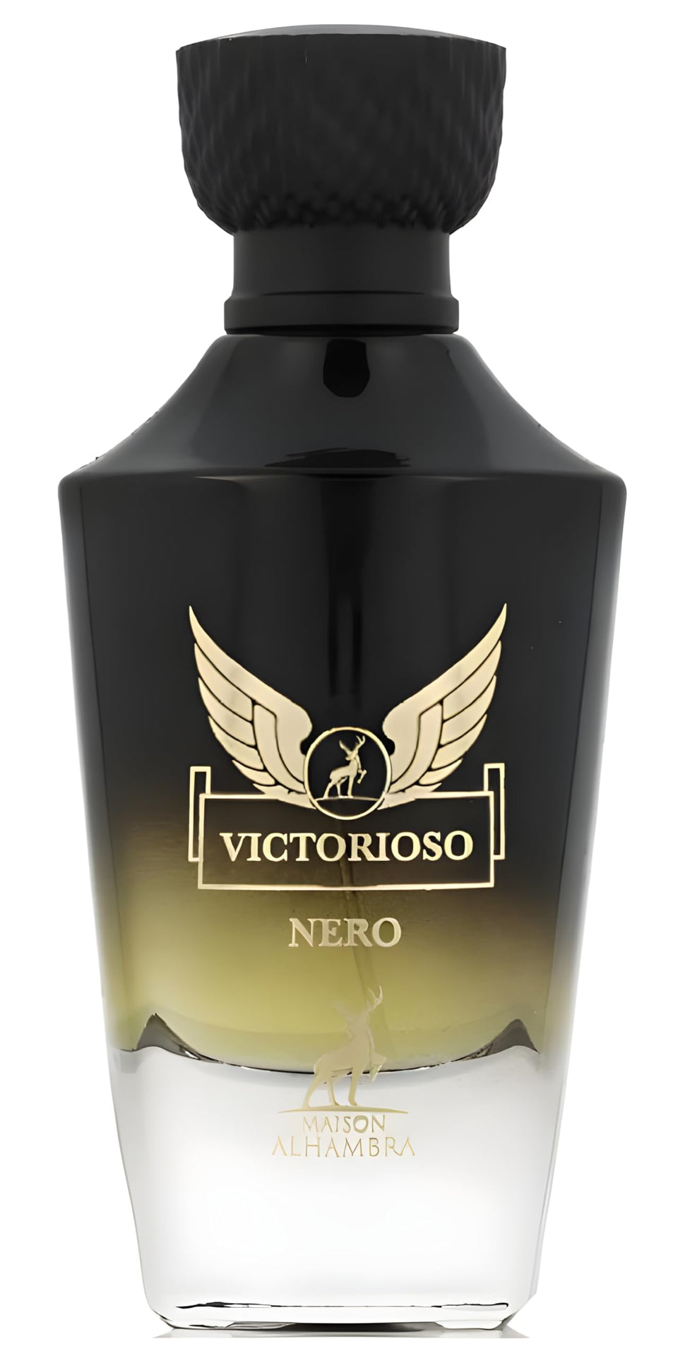 Maison Alhambra Victorioso Nero bottle front view, ideal for formal evenings