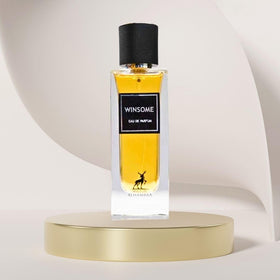 Maison Alhambra Winsome amber-vanilla base suggests warm, lingering finish.