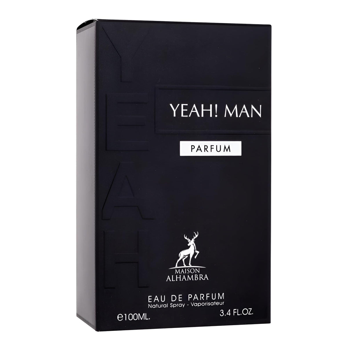 Premium packaging of Maison Alhambra Yeah! Man enhances gifting appeal.