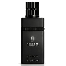 MAISON ASRAR Thriller bottle front, ideal for evening wear with an aromatic woody vibe.