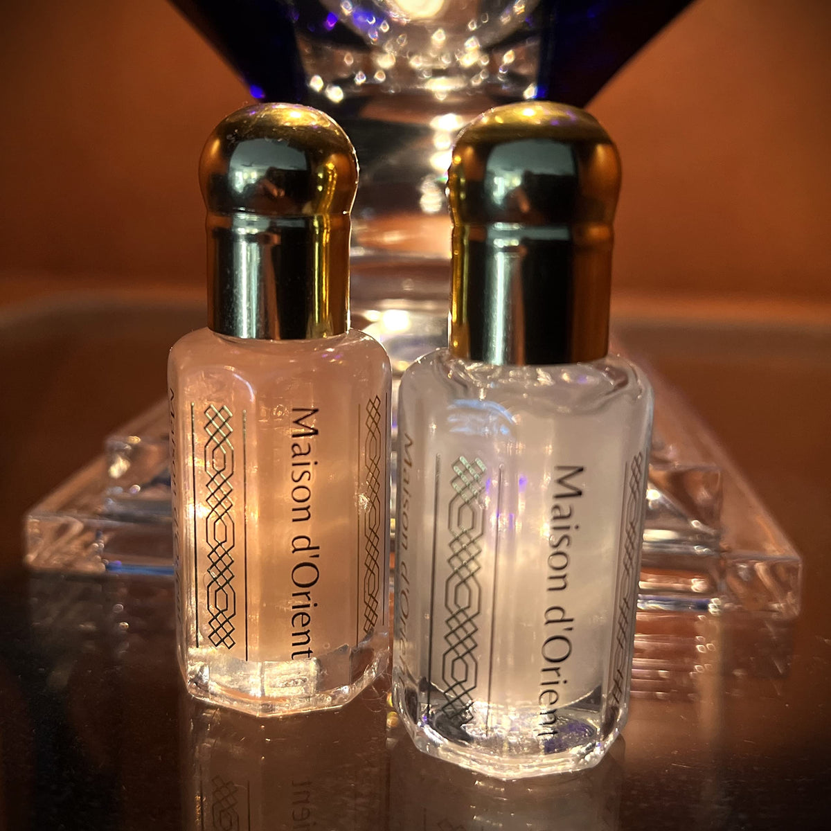 Maison d'Orient Musk Tahara travel-size bottle ideal for discreet everyday scent.