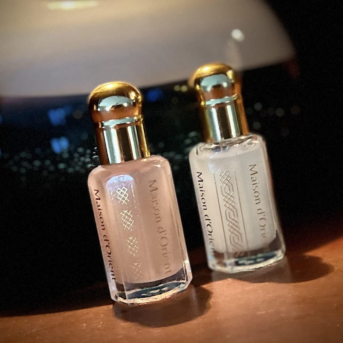 Maison d'Orient Pink Musk jasmine note conveys light, airy aura.