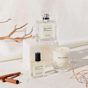 Maison Louis Marie Balincourt gift set box highlighting premium clean beauty