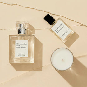 Maison Louis Marie Bois de Balincourt candle creating a warm, room-filling ambiance