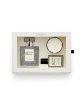Maison Louis Marie Bois de Balincourt eau de parfum bottle close-up showing a refined fragrance