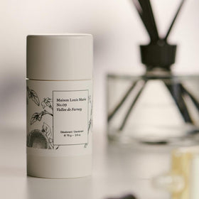 Maison Louis Marie No.09 deodorant application gesture suggests easy daily use