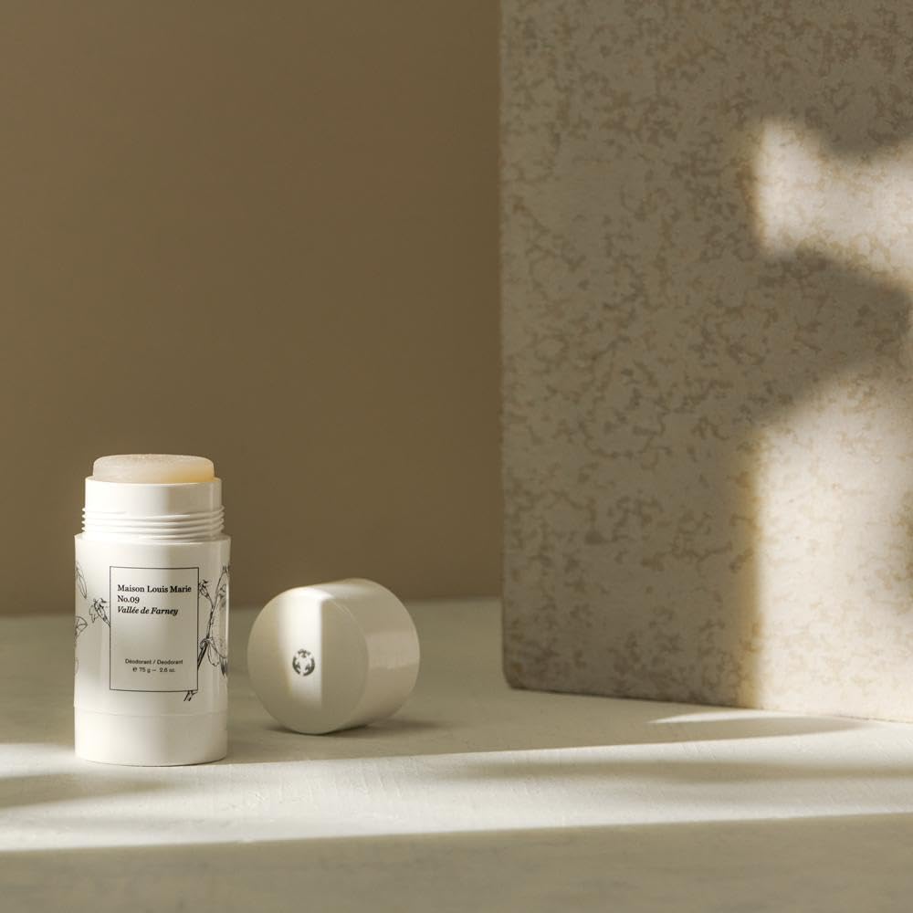 Maison Louis Marie No.09 deodorant packaging underscores vegan and cruelty-free values
