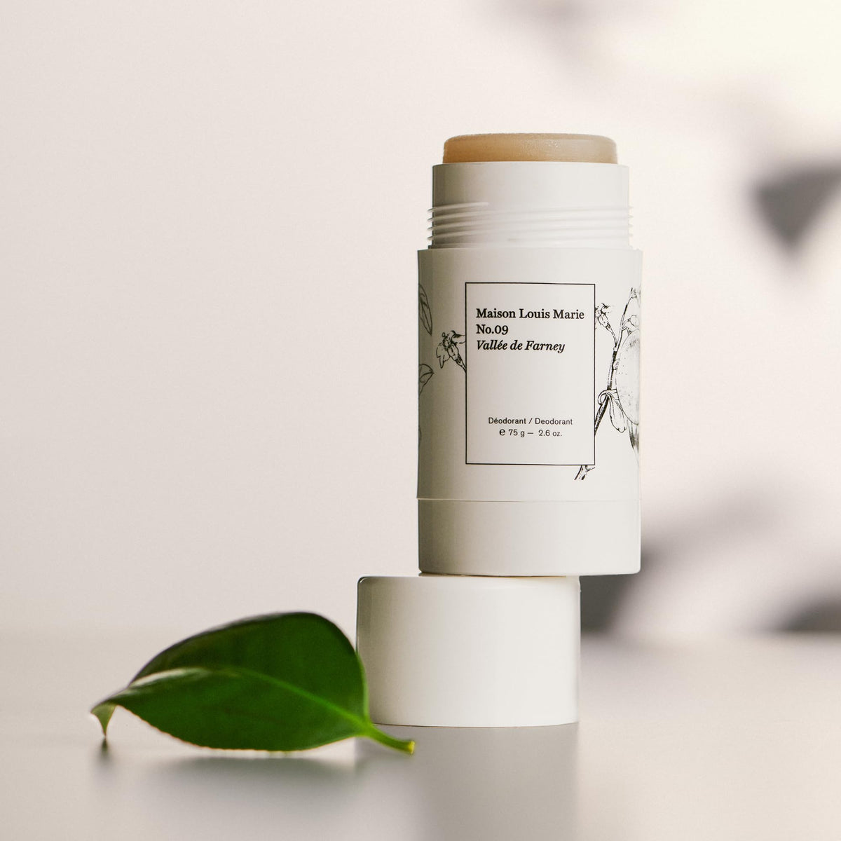 Maison Louis Marie No.09 deodorant texture closeup reveals smooth glide