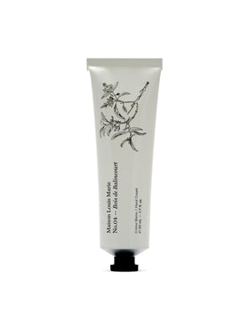 Maison Louis Marie No.04 Bois De Balincourt hand cream packaging, ideal for daily use.