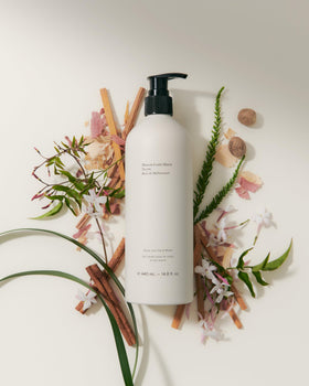 Maison Louis Marie label closeup highlighting vegan ingredients