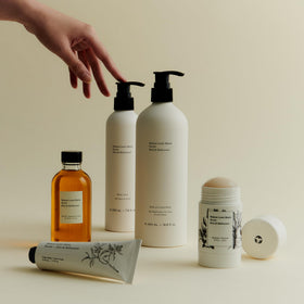 Maison Louis Marie No.04 on shelf signaling luxury clean beauty