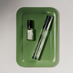 Maison Louis Marie logo on bottle cap showing premium vegan fragrance