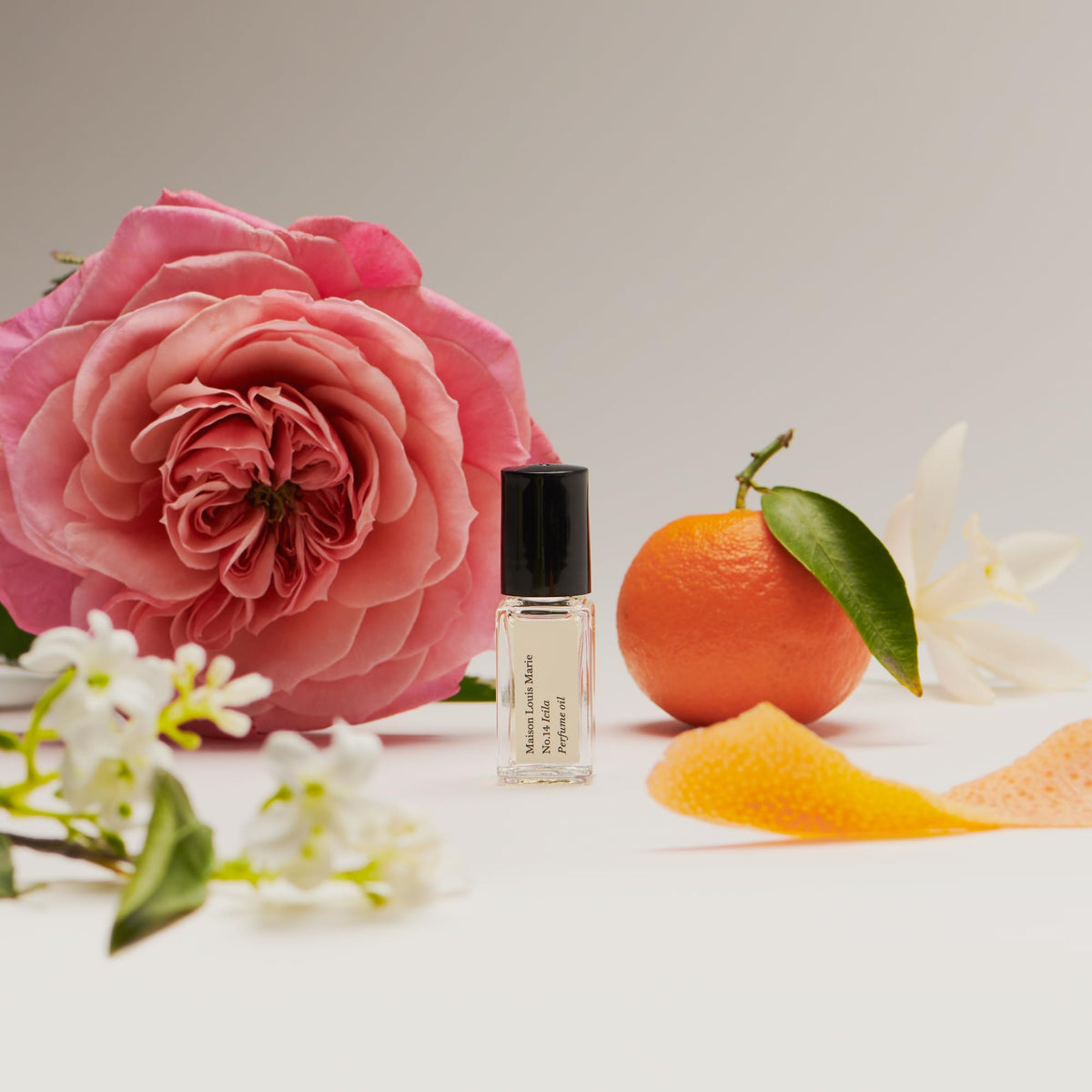 Icila swatch on skin highlighting intimate, long-lasting aroma.