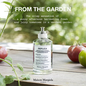 Maison Margiela Replica From the Garden patchouli image suggests grounding warmth that lingers.