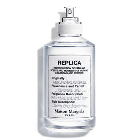Maison Margiela Replica Lazy Sunday Morning bottle with fresh floral notes for daily wear.