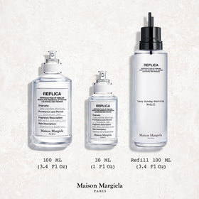 Maison Margiela Replica Lazy Sunday Morning box interior, premium presentation.