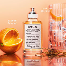 Maison Margiela Replica Never Ending Summer coast packaging hints Amalfi vibes.