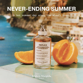 Maison Margiela Replica Never Ending Summer Italian spritz note adds refreshing daytime accent.
