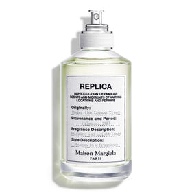 Maison Margiela Replica Under the Lemon Trees bottle front view, fresh citrus mood for daily wear.