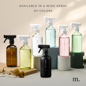 Includes 16 reusable labels to organize sprays and solutions