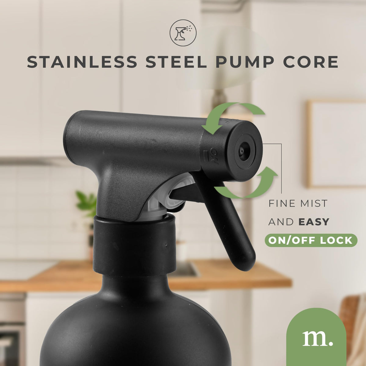 Stainless steel core pump supports reliable, spill-free operation across busy workdays