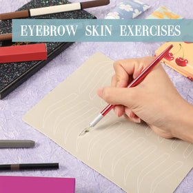 Maitys tattoo practice skin with realistic texture simulates brow skin.