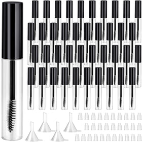 Maitys empty 10 ml mascara tubes in black for DIY cosmetics.