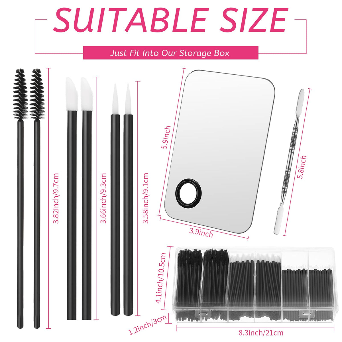 Maitys disposable eyeliner brushes deliver precise lines without reusing products.