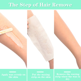 Maitys muslin strips cut-to-size for precise waxing areas.