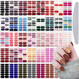 Maitys full wrap nail sticker packaging showing a convenient DIY manicure option