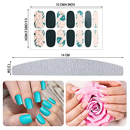 Maitys nail stickers 40 sheets layout displaying versatile designs for nails
