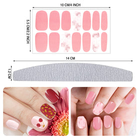 Maitys nail stickers application demo showing quick wear