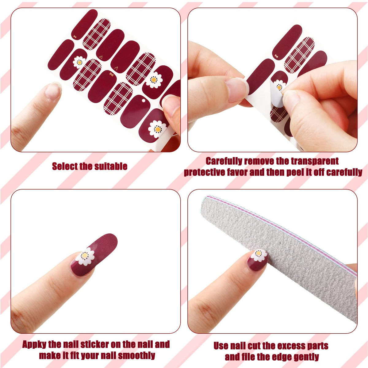 Maitys included nail file aids precise shaping and prep