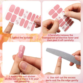 Maitys nail wrap sheet size 10x5.5 cm for easy coverage