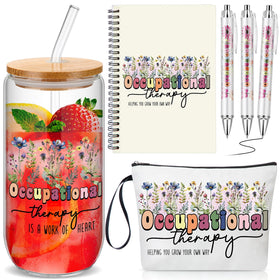 Maitys OT glass cup with lid and straw for on-the-go hydration
