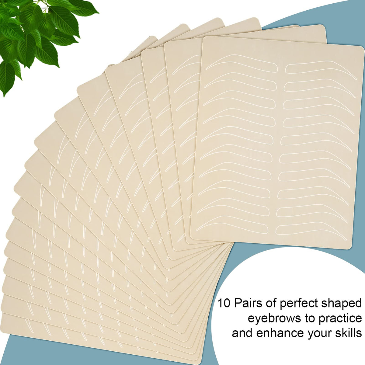 Maitys silicone practice skin, portable 7.5 x 5.7 inches for travel.