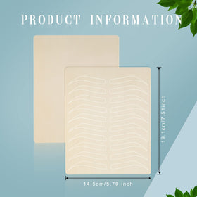 Maitys practice skin silicone, 16 sheets, soft touch for beginner tattoo training.