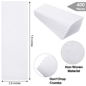 Maitys thick non-woven fabric strips resist tearing for smooth waxing.