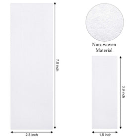 Maitys small 3.8x10cm strips for precise facial waxing