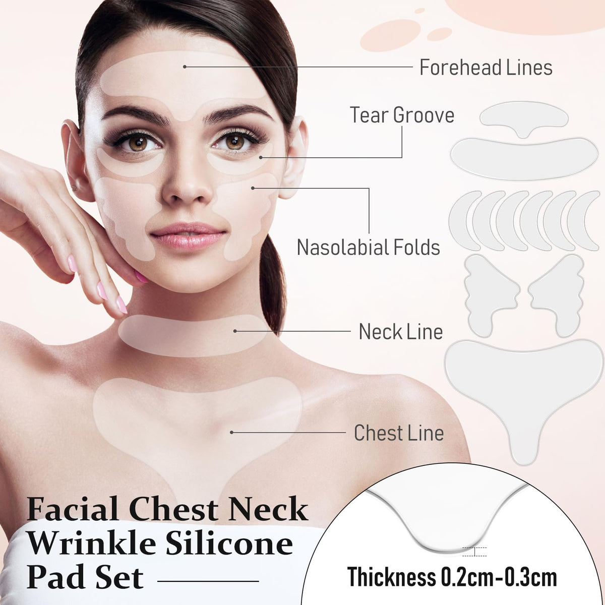 Maitys wrinkle patches for forehead highlighting targeted smoothing of fine lines