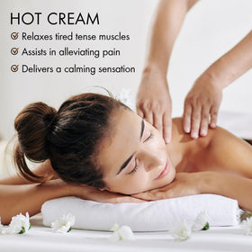 Majestic Pure Hot Cream on bathroom shelf ready for daily use.