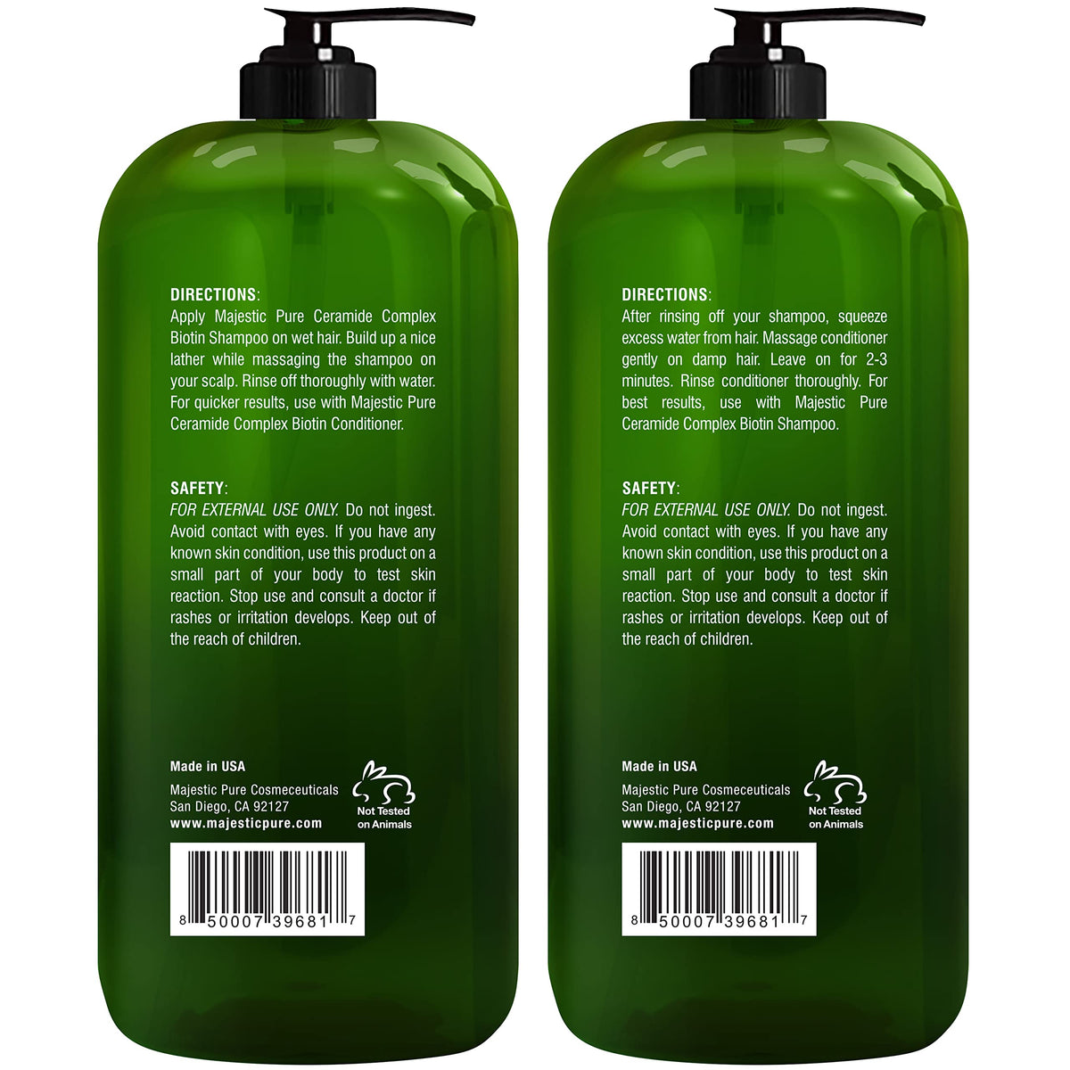 Majestic Pure Lemongrass oil scent enhances refreshing wash