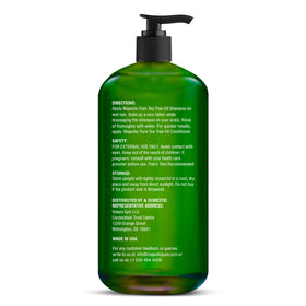 Majestic Pure Tea Tree Shampoo demonstrating dandruff and scalp care potential
