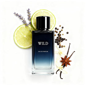 Majesty's Secret Pheromax Wild bottle closeup signaling premium packaging for daily wear confidence.