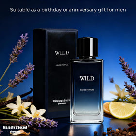 Majesty's Secret Pheromax Wild lavender note visual hinting at a fresh aromatic heart.