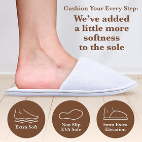 MAJI Simply Joyous hotel spa use slippers for guests